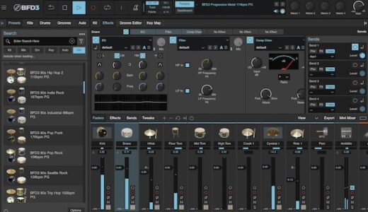 生ドラム系にオススメのBFDを実際に使ってみたら印象が180°変わった！定番ドラム音源【BFD 3.5】使い方＆レビュー